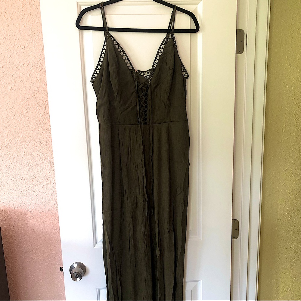 ***DARK GREEN ROMPER***